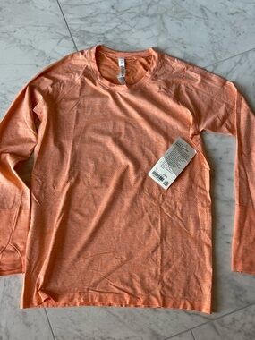 lululemon athletica Swiftly Tech Long Sleeve Tee - Coral Orange